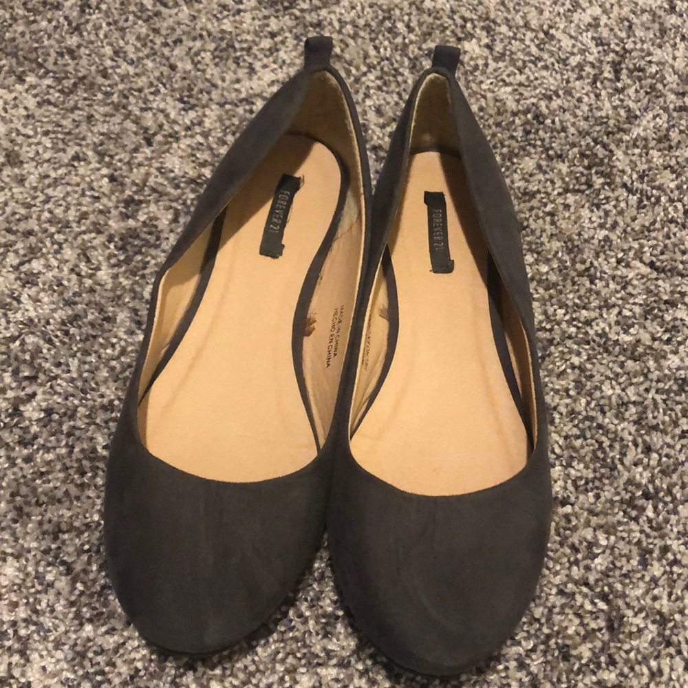 Gray Forever 21 flats